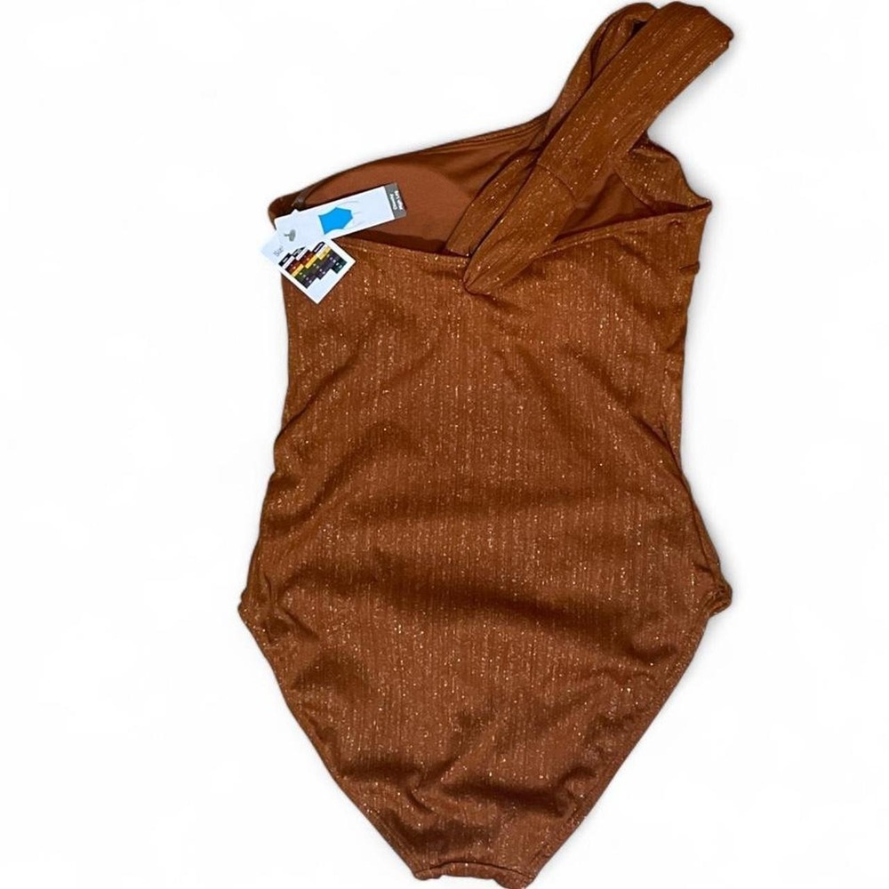 Brown One Piece Swimsuit Medium (8-10) New with Tags - Picture 3 of 8